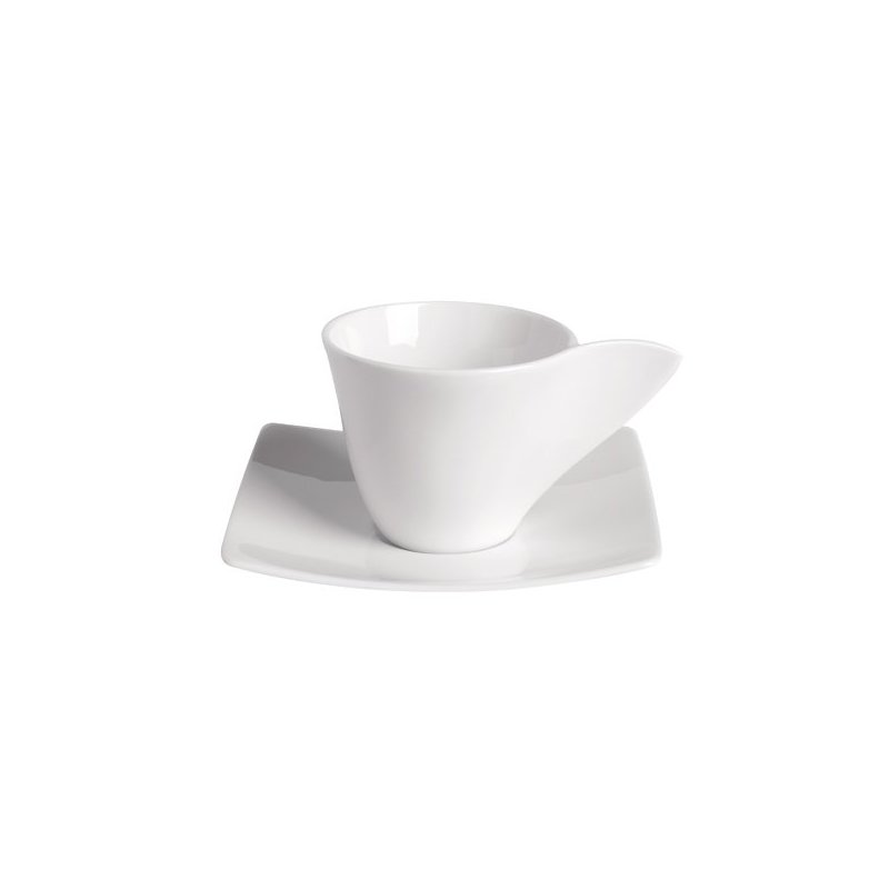 Love Tiffani - Tazza Caffè Con Piatto - Bianco