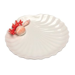 Love Tiffani - Vassoio Conchiglia - Ceramica - Cm33