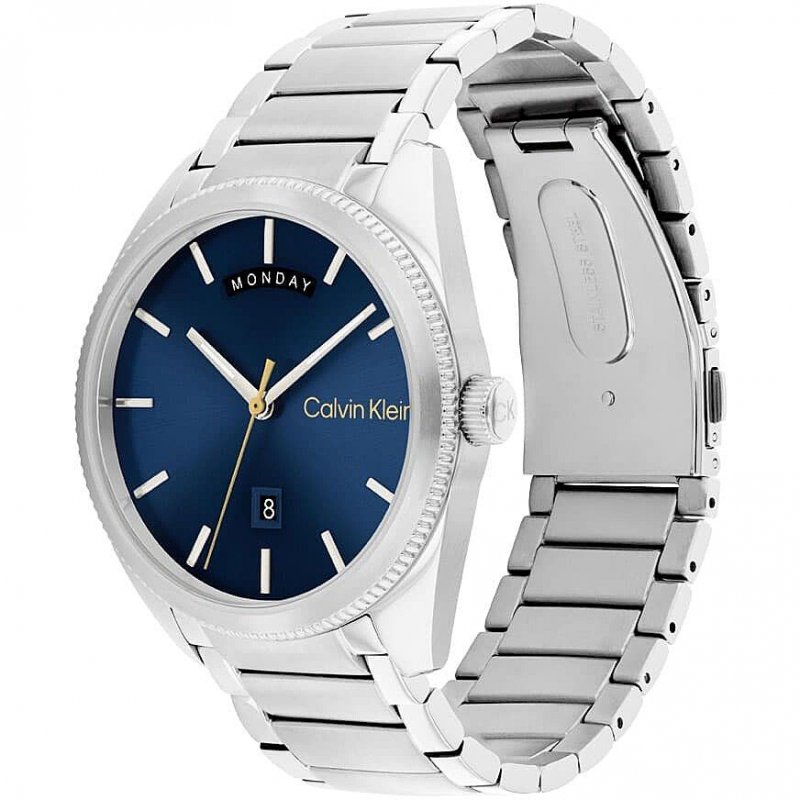 Calvin Klein - Orologio Uomo Progress - Acciaio Blu