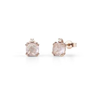 Bliss - Orecchini In Oro Rose - Rotondo - 0.02