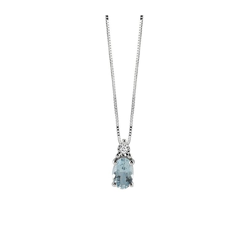 Bliss - Collierino In Oro Bianco - Diamante