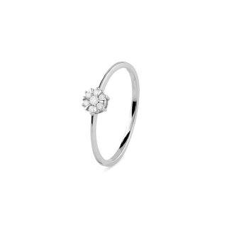 Bliss - Anello Bl Grace - Oro Bianco - Diamante