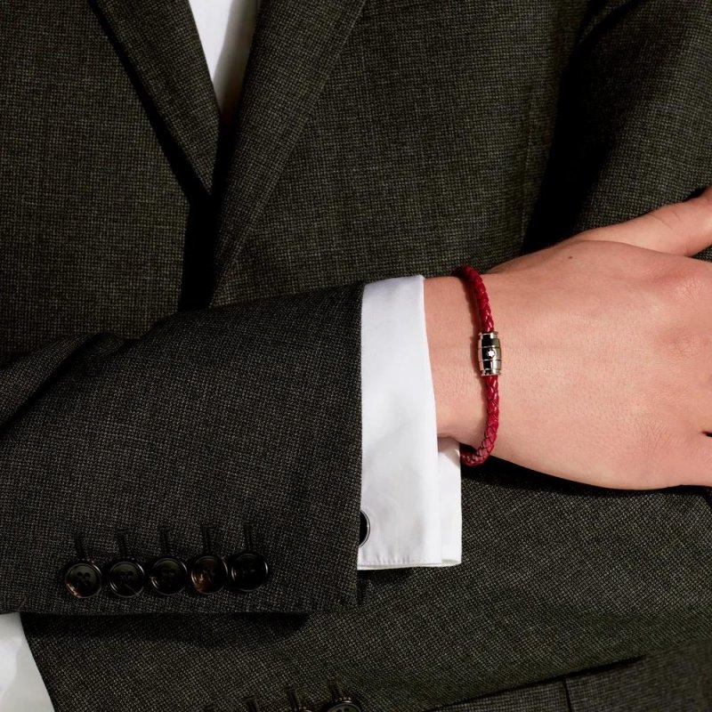 Montblanc - Bracciale Meisterstück - Pelle Ruggine