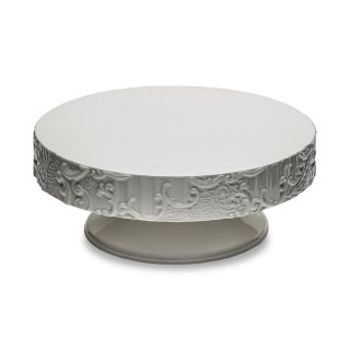 Henriette - Alzata Torta - Ceramica - Bianco