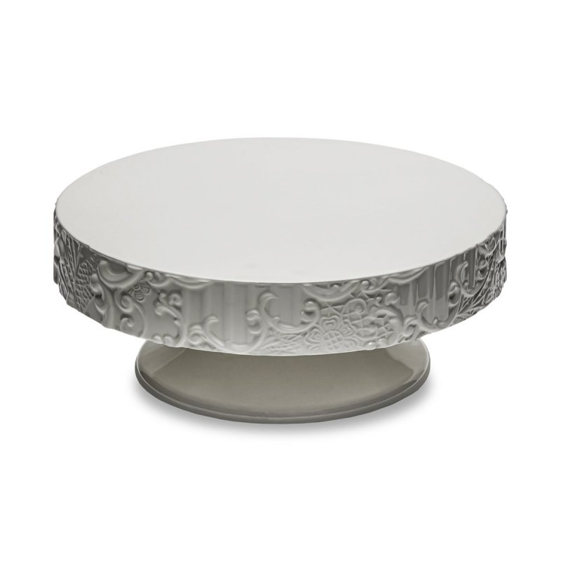Henriette - Alzata Torta - Ceramica - Bianco