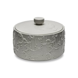 Henriette - Scatola C/Coperchio - Ceramica - Bianco