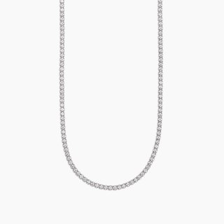 Mabina - Collana In Argento 925 - Zirconi - Lunghezza Regolabile
