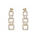 Ottaviani - Orecchini Placcati Oro - Zirconia