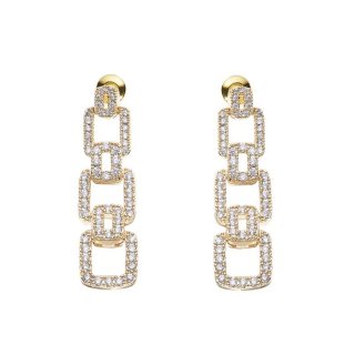 Ottaviani - Orecchini Placcati Oro - Zirconia