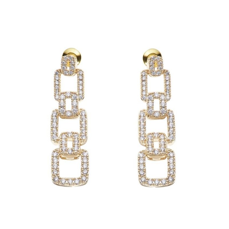 Ottaviani - Orecchini Placcati Oro - Zirconia