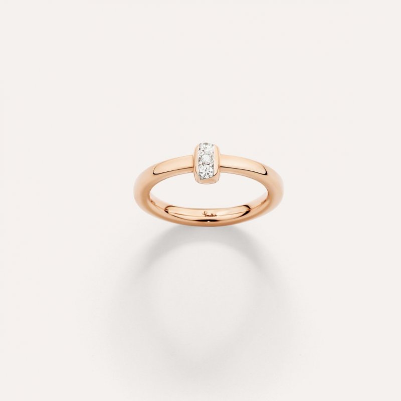 Pomellato - Anello Together - Oro Rosa - Diamanti