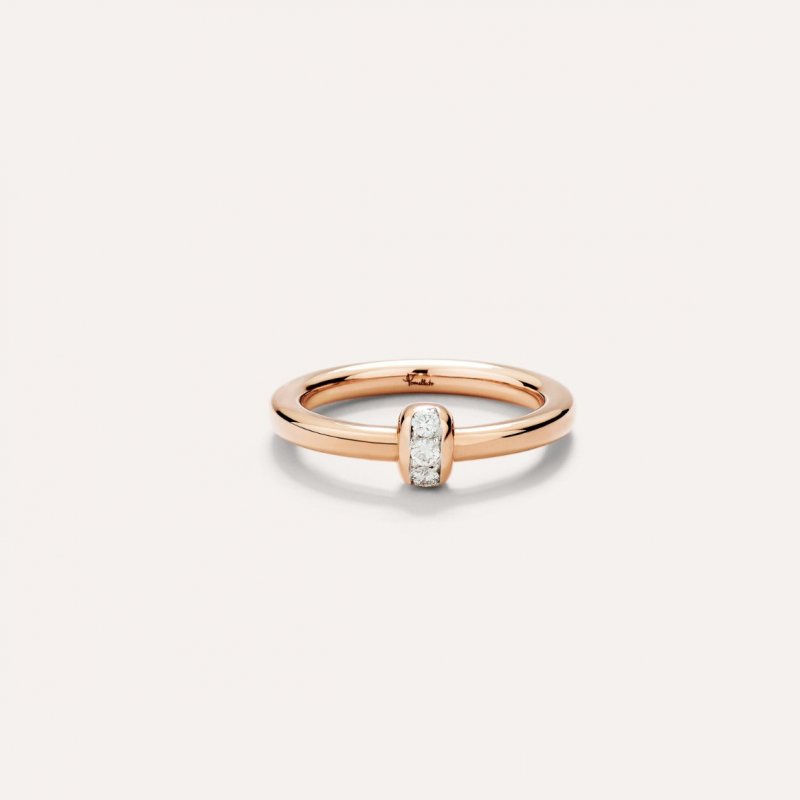 Pomellato - Anello Together - Oro Rosa - Diamanti