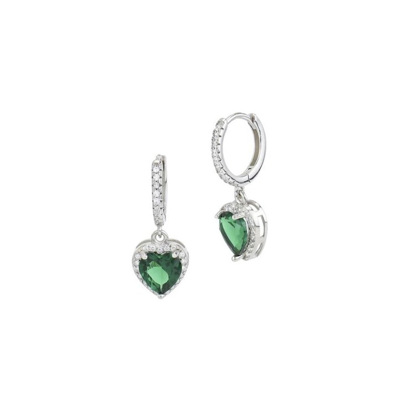 Boccadamo - Orecchini Or833V - Cristallo Verde - Zirconi