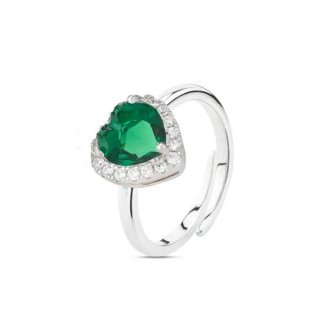 Boccadamo - Anello Con Cristallo - Verde Chiaro