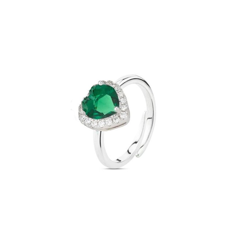 Boccadamo - Anello Con Cristallo - Verde Chiaro