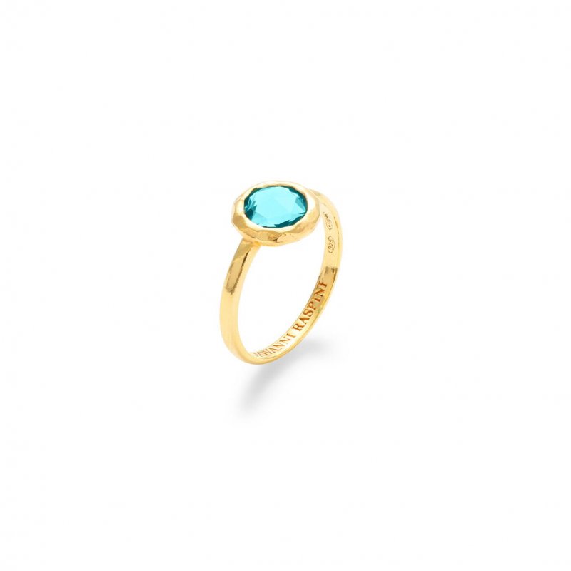 Giovanni Raspini - Anello Loop - Argento 925 - Azzurro