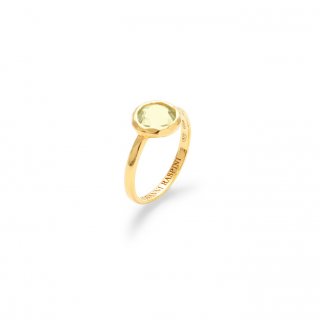 Giovanni Raspini - Anello Loop - Verde Lime - Argento