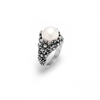 Giovanni Raspini - Anello Drops Margherite - Argento