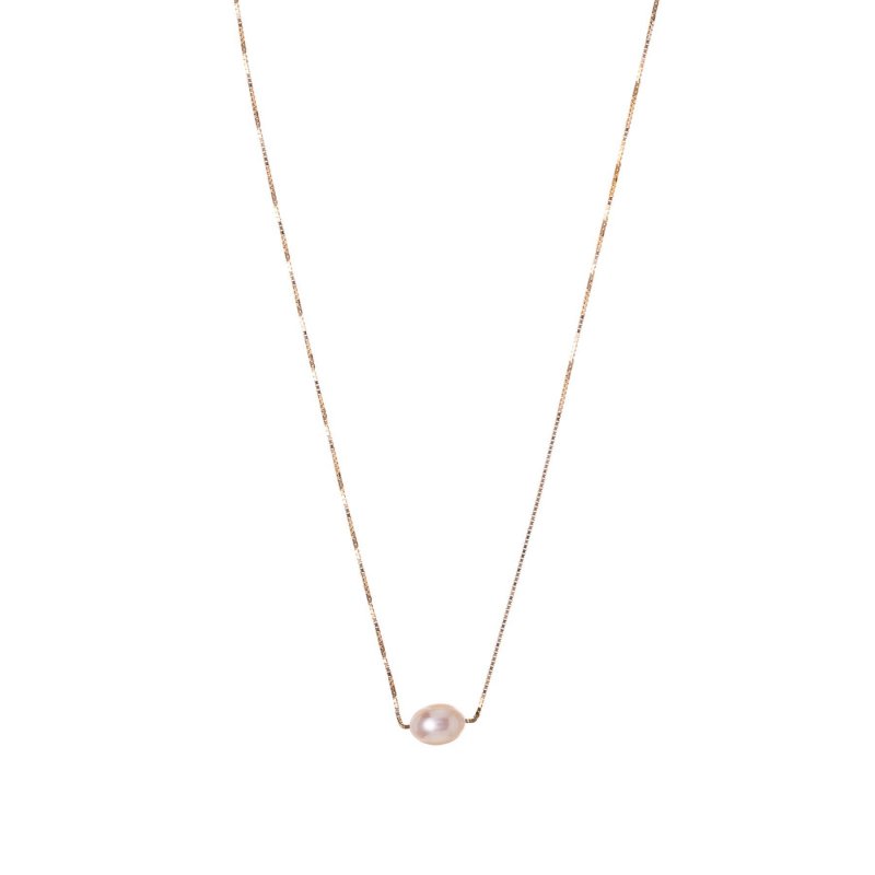 Alisia - Collana Medea - Argento - Perla Ovale