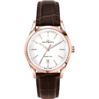Philip Watch - Sunray R8251180020 - Acciaio - Pelle