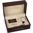 Philip Watch - Sunray Automatico - Acciaio E Pelle