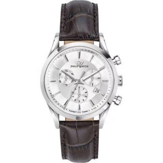 Philip Watch - Sunray Uomo - Acciaio - Pelle