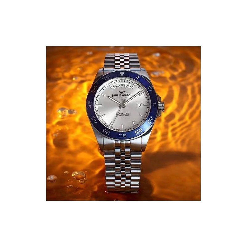 Philip Watch - Caribe Sport - Orologio Uomo - Acciaio