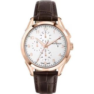 Philip Watch - Orologio Roma - Acciaio - Pelle