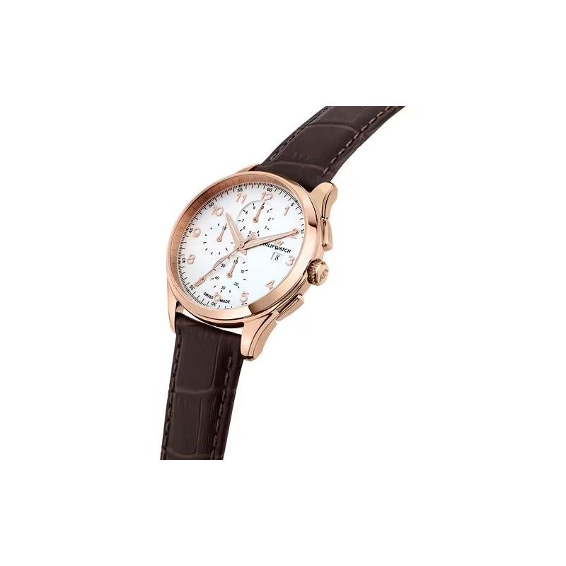 Philip Watch - Orologio Roma - Acciaio - Pelle