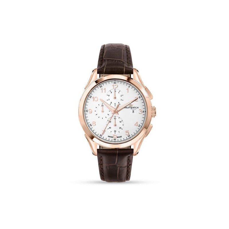 Philip Watch - Orologio Roma - Acciaio - Pelle