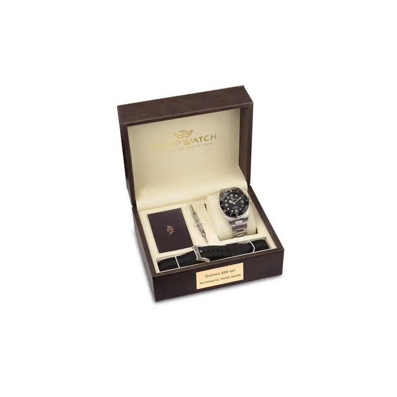 Philip Watch - Caribe Diving - Uomo - Acciaio
