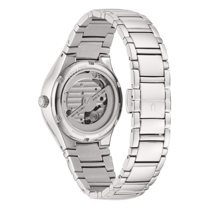 Bulova - Lady Automatic - Acciaio - Blu