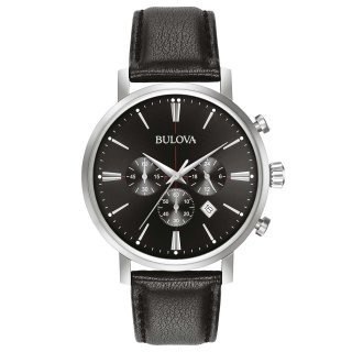 Bulova - Aerojet Crono - Acciaio - Pelle