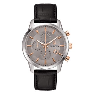 Bulova - Sutton Chrono - Acciaio - Pelle