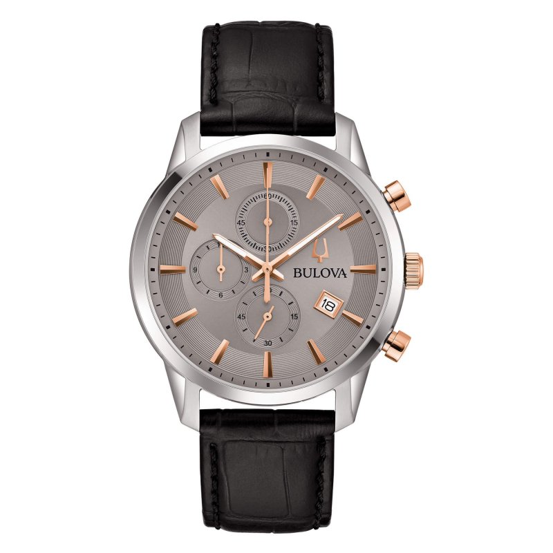 Bulova - Sutton Chrono - Acciaio - Pelle