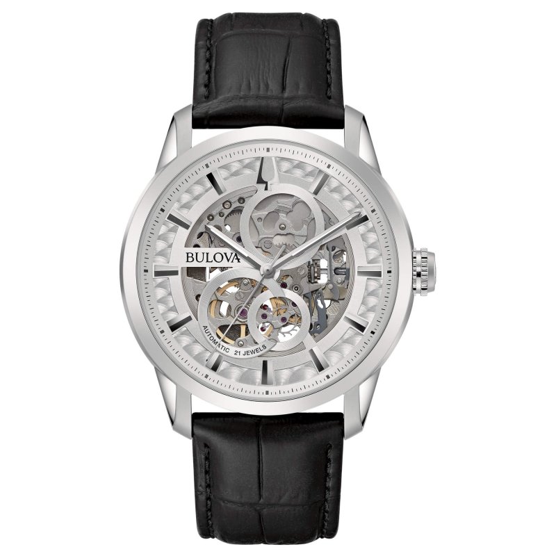 Bulova - Sutton Skeleton - Meccanico - Acciaio