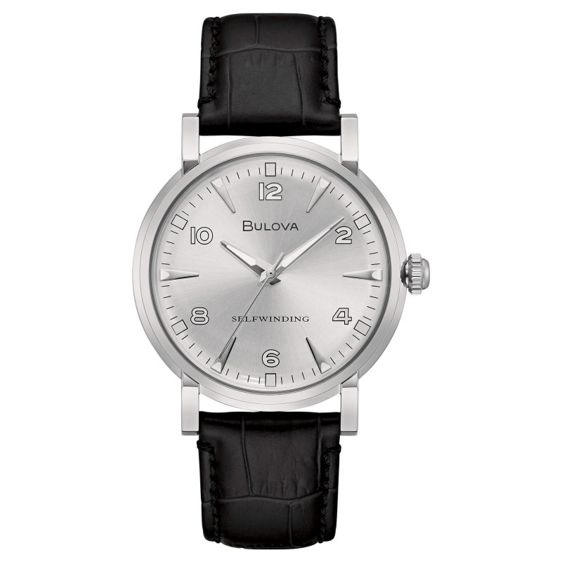 Bulova - Clipper Vintage Automatic - Acciaio - Pelle