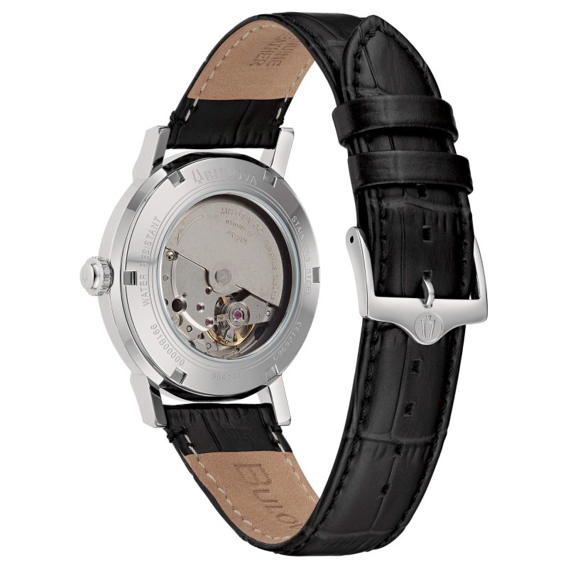 Bulova - Clipper Vintage Automatic - Acciaio - Pelle