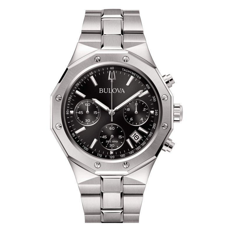 Bulova - Octagon Chronograph - Acciaio - Antracite