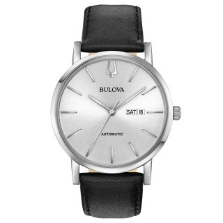 Bulova - Clipper Automatic - Acciaio - Pelle