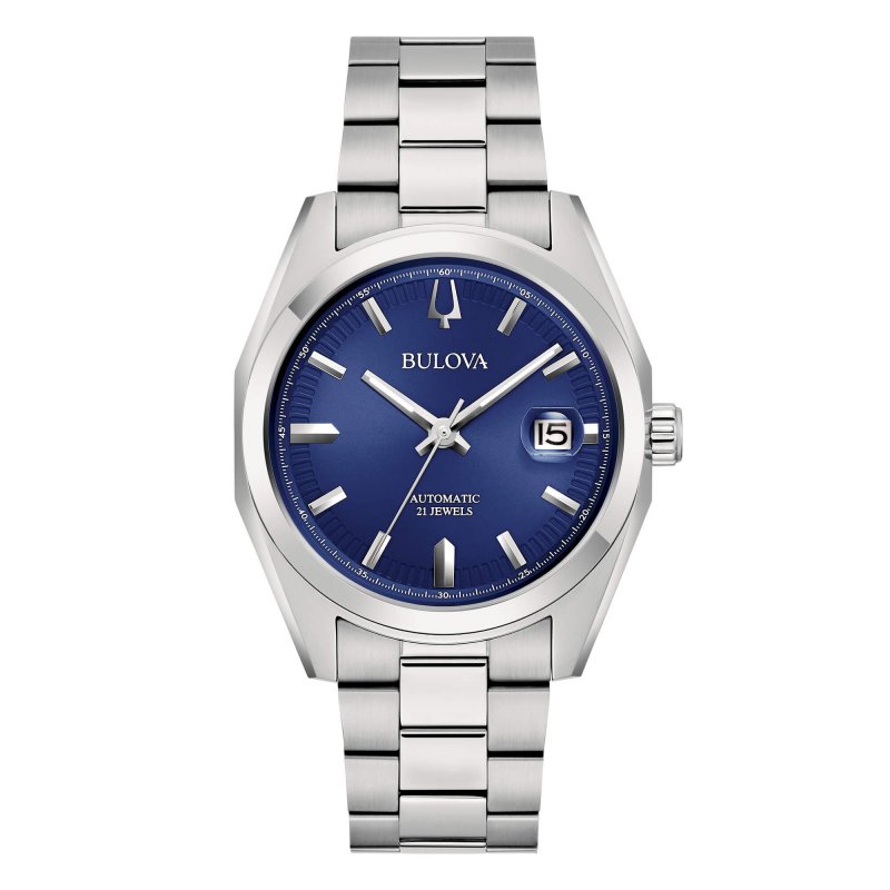 Bulova - Surveyor Automatic - Acciaio - Blu