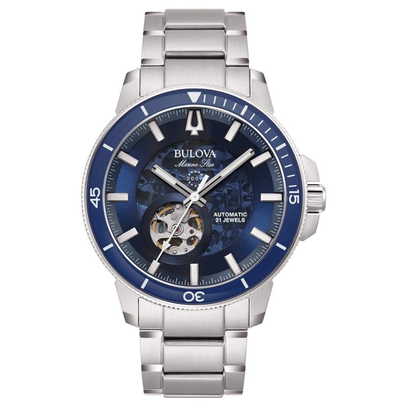 Bulova - Marine Star Automatic - Acciaio - Blu