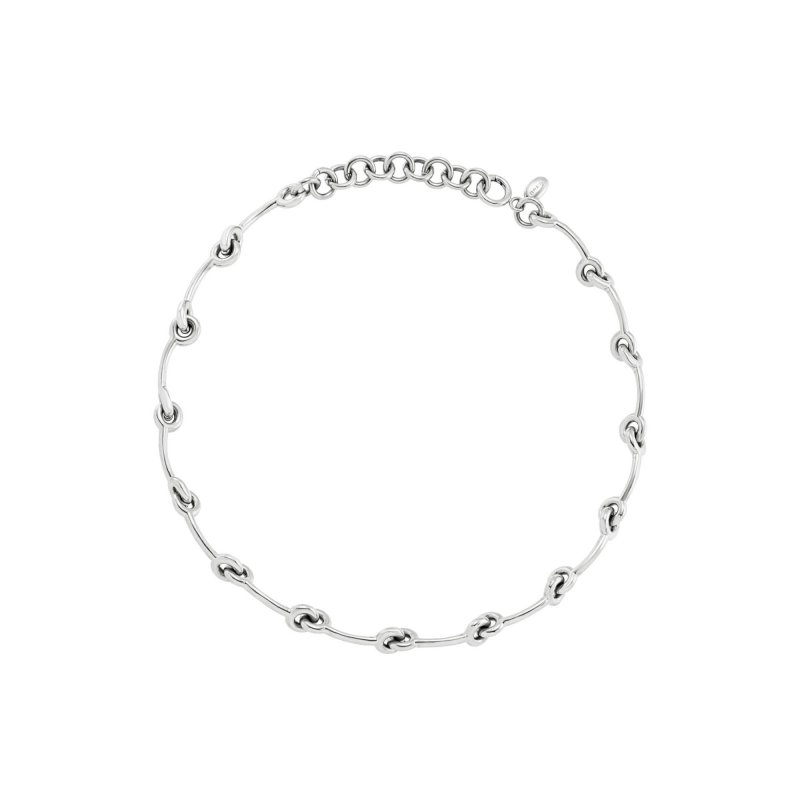 Breil Tribe - Collana Tie Up - Acciaio - Argento