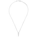 Breil Tribe - Collana Line Row - Acciaio - Zirconia