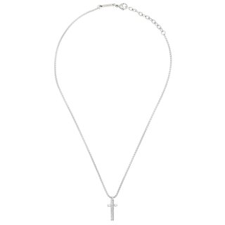 Breil Tribe - Collana Line Row - Acciaio - Zirconia