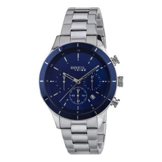 Breil Tribe - Chrono Gent 42 Mm - Acciaio - Blu