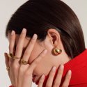 Orecchini In Acciaio Color Oro - Breil