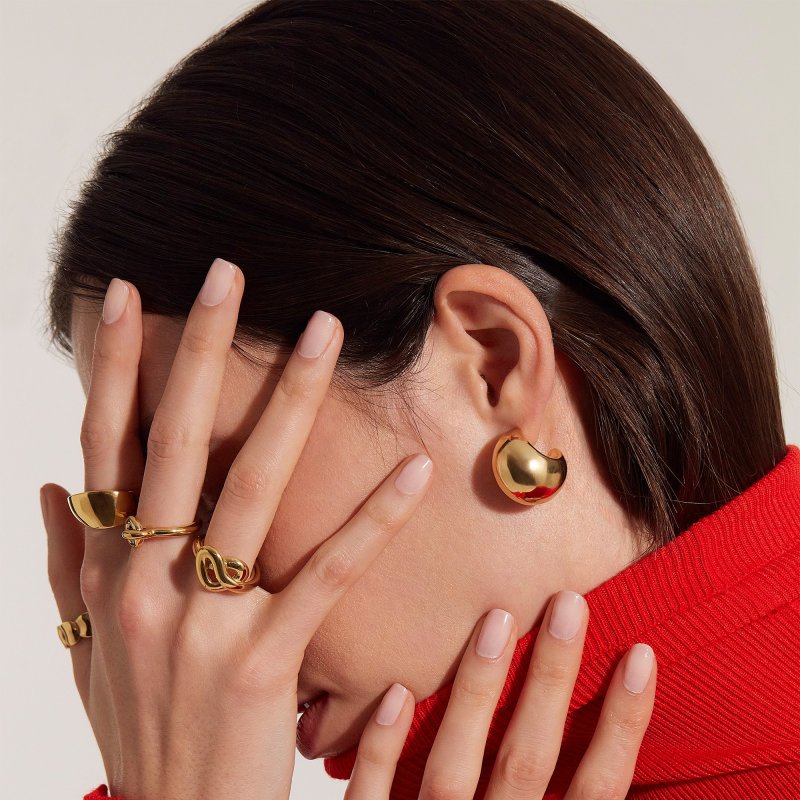Orecchini In Acciaio Color Oro - Breil