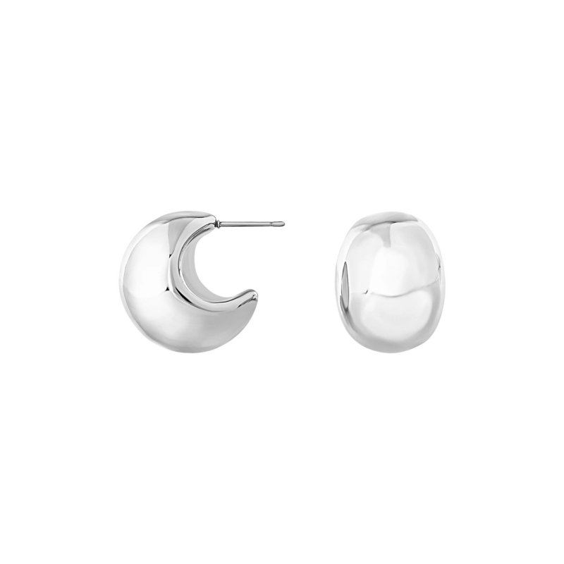 Breil - Orecchini Hoop - Acciaio - Argento