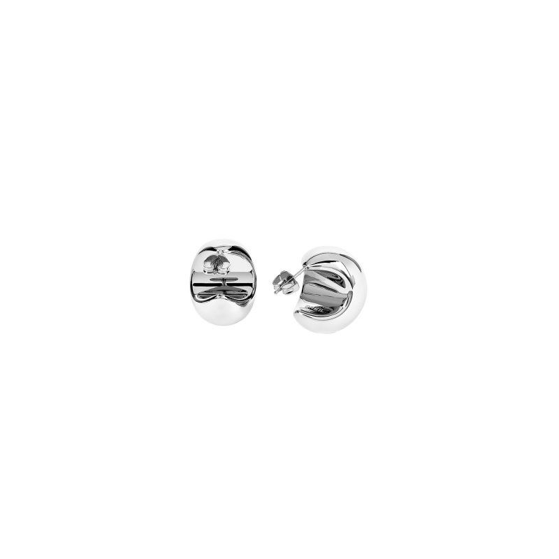 Breil - Orecchini Hoop - Acciaio - Argento
